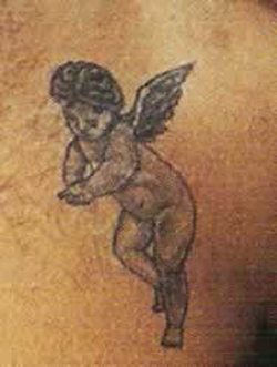 David Blaine Baby Angel Tattoo